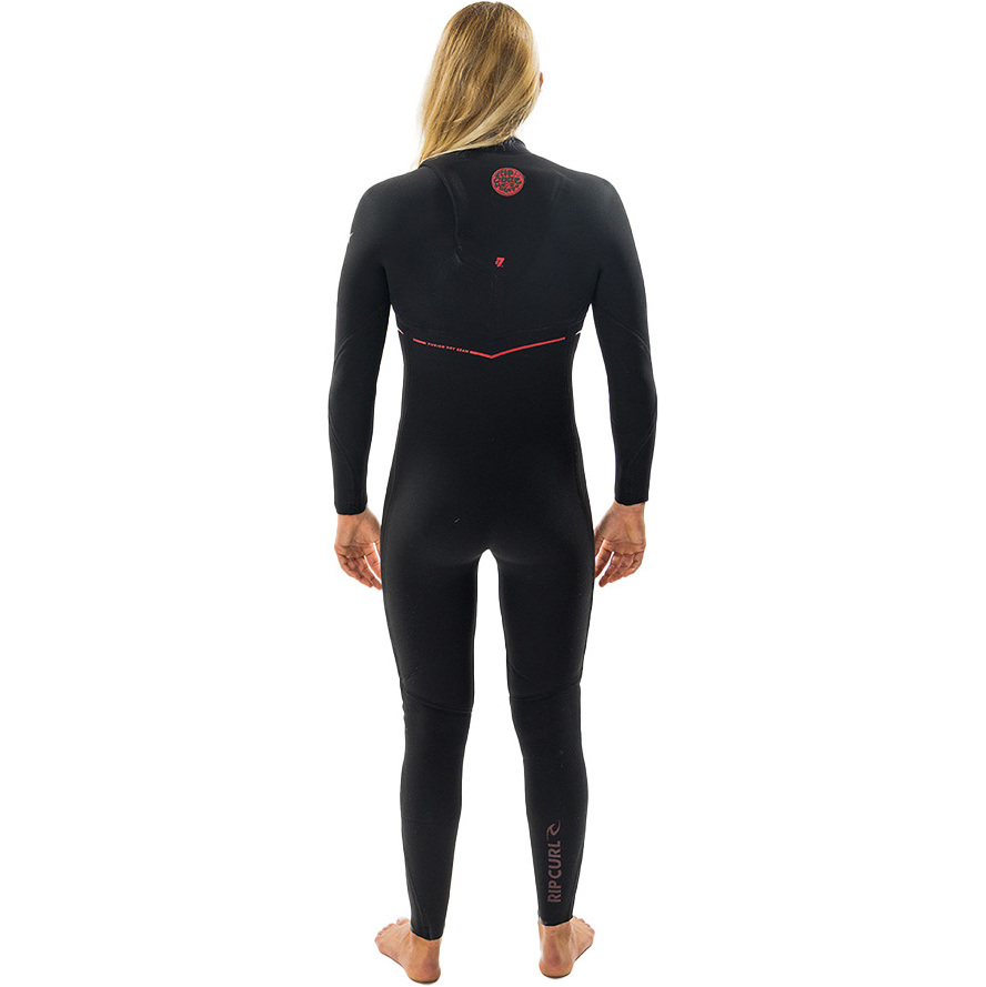 2025 Rip Curl Womens Flashbomb Fusion 5/3mm Zip Free Wetsuit 15HWFS - Black